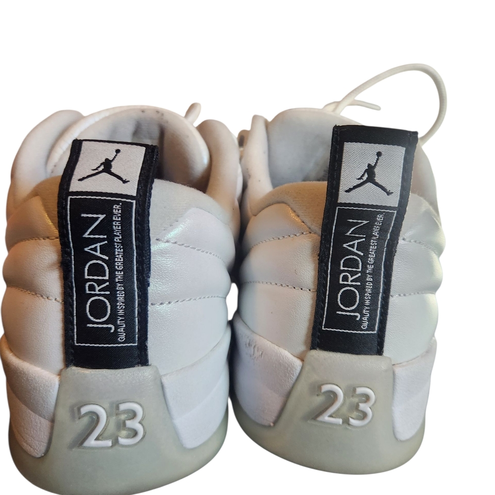 Jordan White and Gray Sneakers